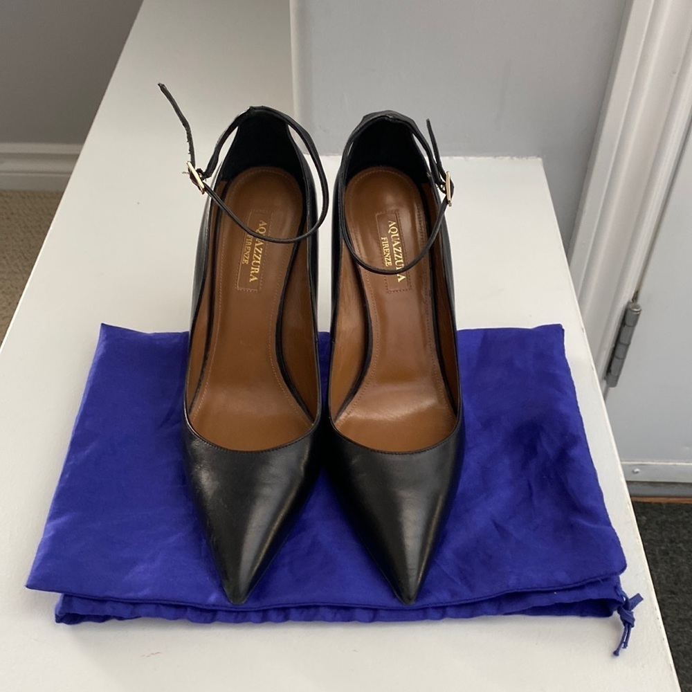 ❗️SOLD❗️🤩hp🤩 Aquazzura Dolce Vita Pumps Size 38 - Picture 2 of 9
